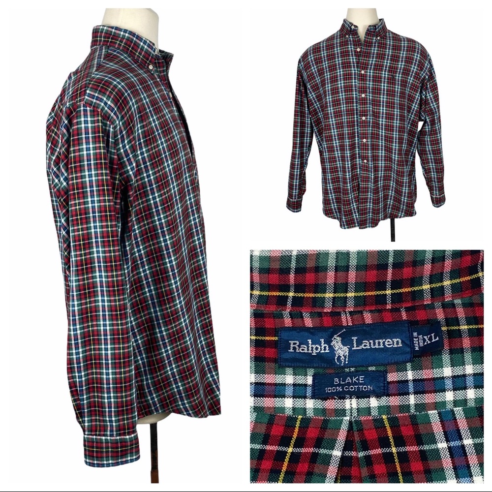 Ralph Lauren Blake Fit Cotton Button Down XL